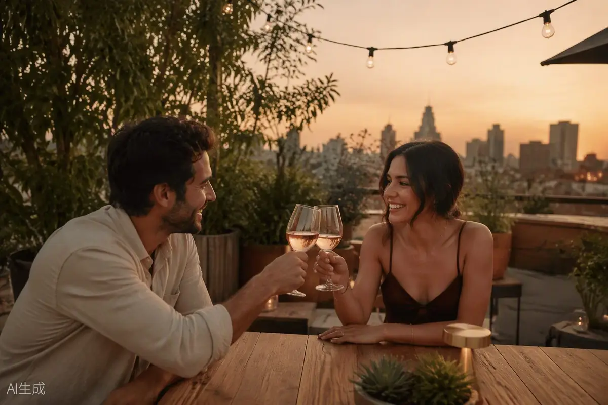 Edmonton rooftop patio during summer